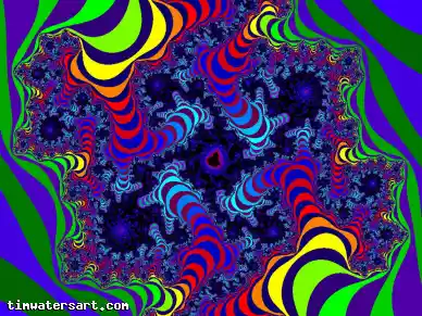 Fractal kelidoscope - Art by Tim Waters