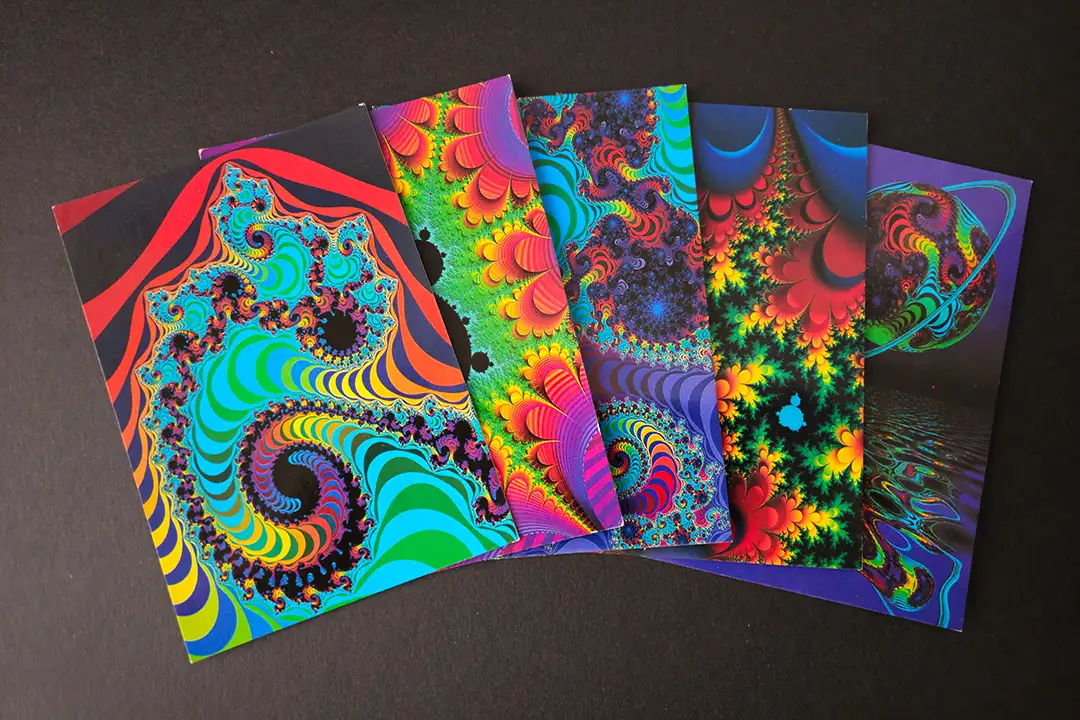 Fractal postcards by Tim Waters
