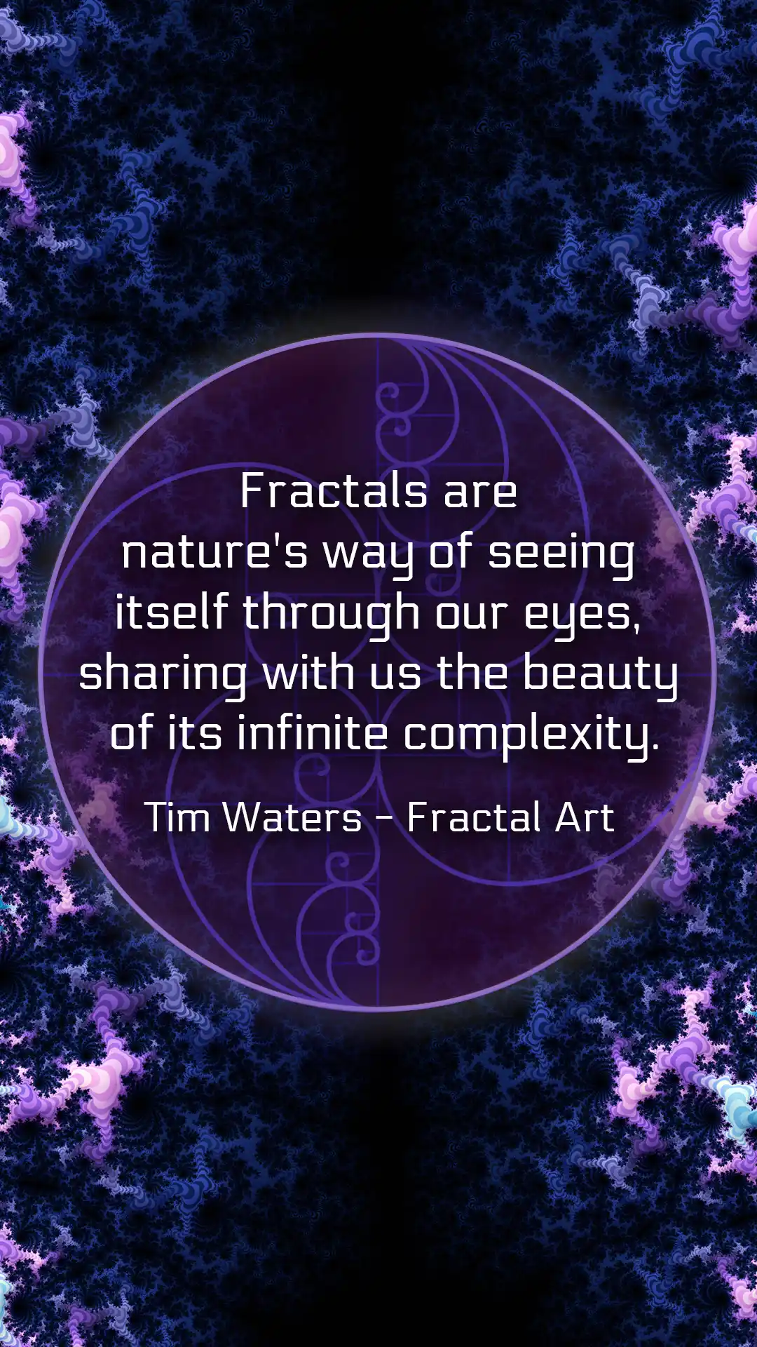 Fractal quote by Tim Waters