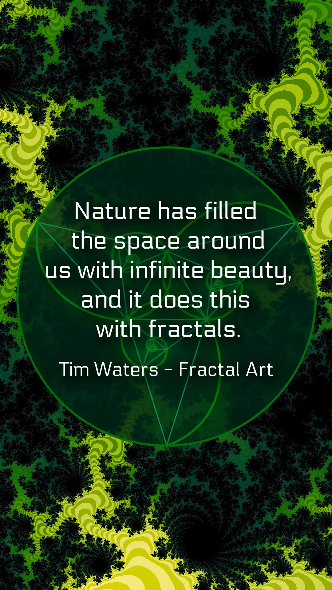 Fractal quote by Tim Waters