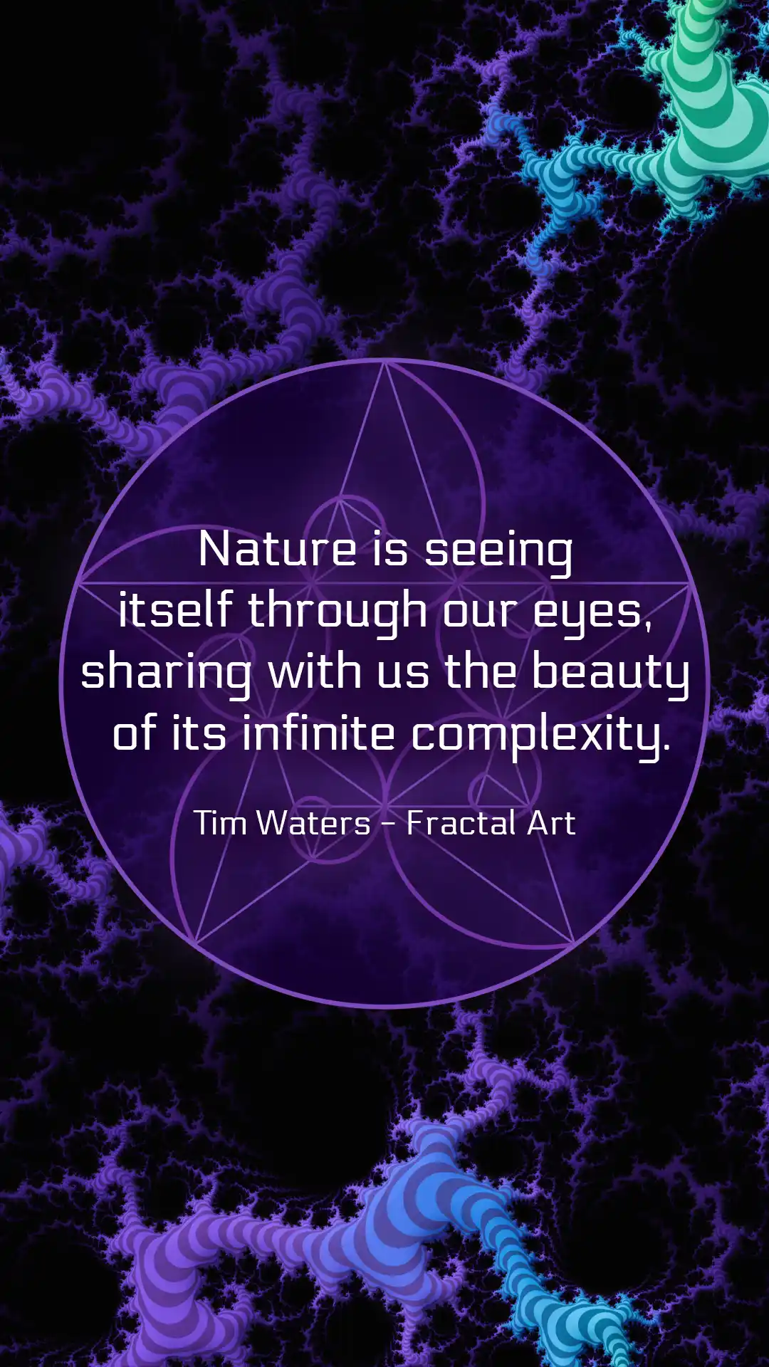 Fractal quote by Tim Waters