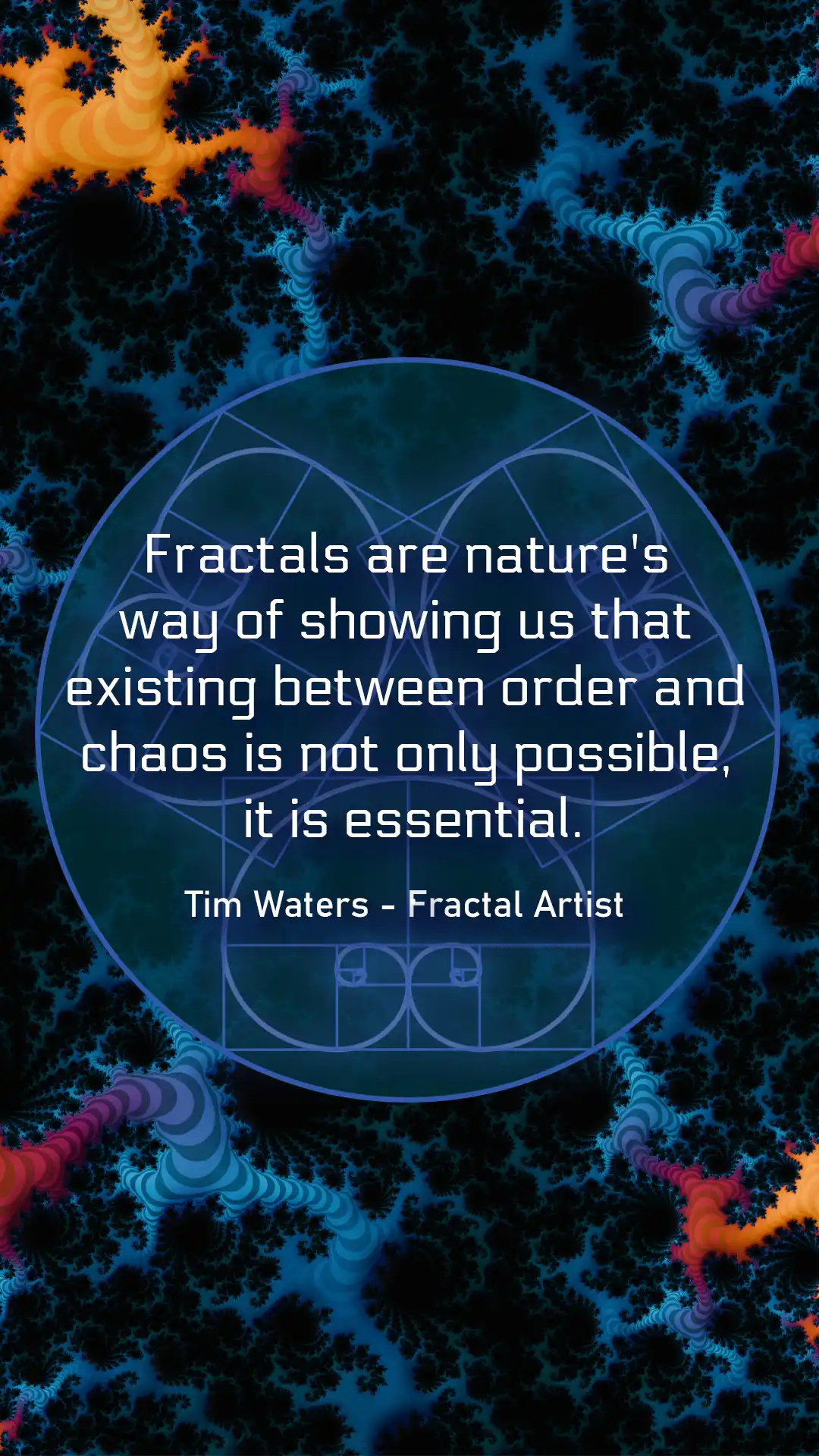 Fractal quote by Tim Waters