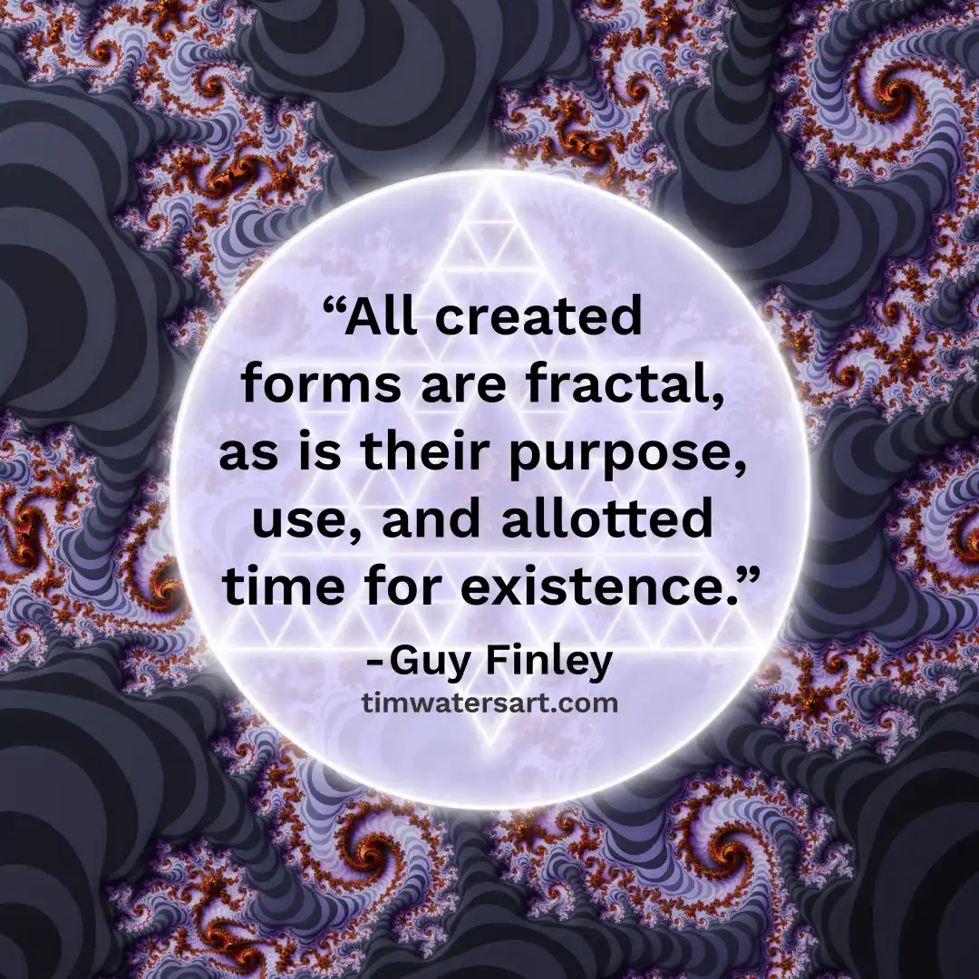 Fractal quote by Guy Finley - Art by Tim Waters